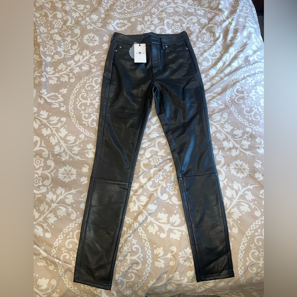 7 For All Mankind Faux Leather Pant